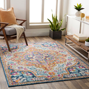Livabliss Floransa Traditional Floral Polypropylene Area Rug for Living and Dining Rooms FSA2333-9123