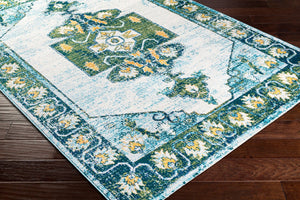 Livabliss Floransa Traditional Medallion Polypropylene Area Rug Turkish Woven Living Room FSA2355-9123