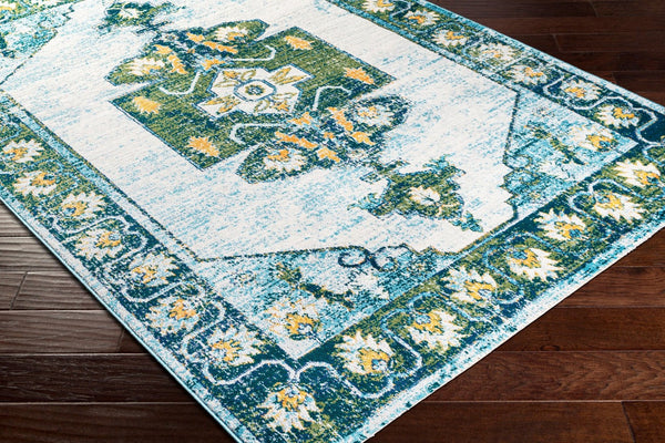 Livabliss Floransa Traditional Medallion Polypropylene Area Rug Turkish Woven Living Room FSA2355-9123