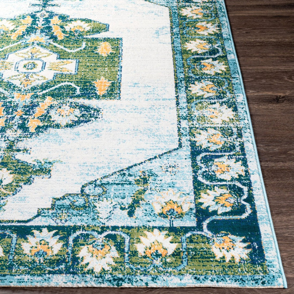 Livabliss Floransa Traditional Medallion Polypropylene Area Rug Turkish Woven Living Room FSA2355-9123