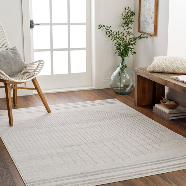 Livabliss Floransa Machine Woven Polypropylene Area Rug Turkish Modern Pattern Living Room Cream, Light Sl 11'10" x 15' FSA2373-111015