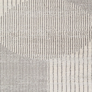 Livabliss Floransa Turkish Machine Woven Polypropylene Rug Minimalist Geometric Entryway Accent Cream, Charcoal 7'10" x 7'10" FSA2377-710RD