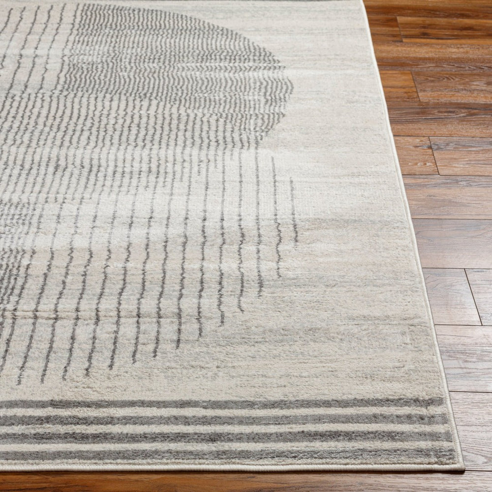 Livabliss Floransa Machine Woven Turkish Polypropylene Rug Geometric Modern Living Room Cream, Gray 8'11" x 12'4" FSA2378-811123