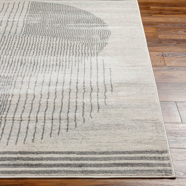 Livabliss Floransa Machine Woven Turkish Polypropylene Rug Geometric Modern Living Room Cream, Gray 8'11" x 12'4" FSA2378-811123