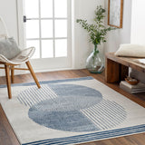 Floransa FSA-2379 7'10" x 7'10" Machine Woven Rug FSA2379-710SQ Livabliss Surya