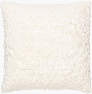 Livabliss Frisco Knitted Cotton Blend Throw Pillow Cottage Farmhouse Accent for Sofa or Bed FSC001-1818P