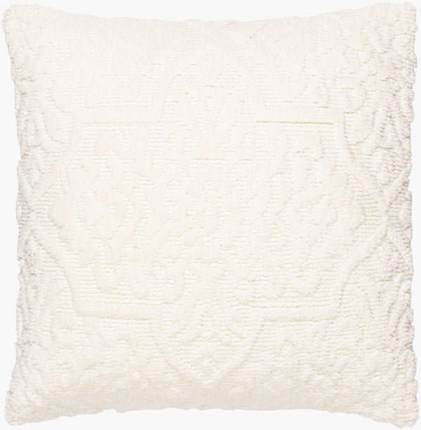 Livabliss Frisco Knitted Cotton Blend Throw Pillow Cottage Farmhouse Accent for Sofa or Bed FSC001-1818P