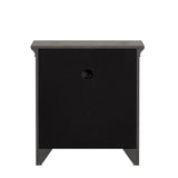 Homelegance By Top-Line Macie 3-Drawer Wood Modular Storage Nightstand with Charging Station Grey Wood