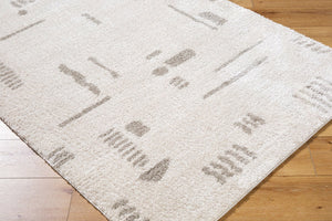 Livabliss Fossay High Pile Shag Rug Plush Polyester Weave for Bedroom or Reading Nook Light Beige, Me 7'10" x 10' FSG2304-71010