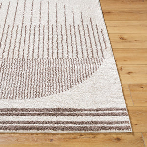 Livabliss Fossay Shag Polyester Area Rug Bohemian High Pile Plush Turkish Woven Accent Light Beige, Da 2'7" x 7'3" FSG2305-2773