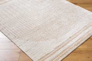 Livabliss Fossay Plush High Pile Shag Rug Bohemian Global Style Soft Polyester Entryway Accent Light Beige, Be 2'7" x 7'3" FSG2306-2773