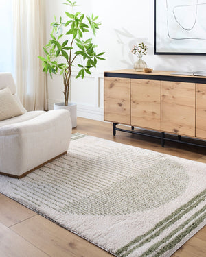 Livabliss Fossay Plush Polyester Shag Rug Turkish Woven Bohemian Accent for Cozy Living Spaces Light Beige, Gr 2'7" x 7'3" FSG2307-2773