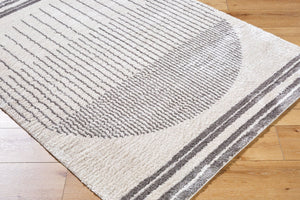 Livabliss Fossay Plush Polyester Shag Rug Machine Woven Bohemian Global Accent for Cozy Interiors Light Beige, Ch 7'10" x 10' FSG2308-71010