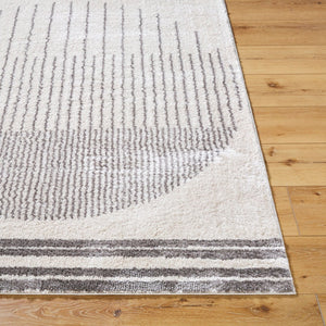 Livabliss Fossay Plush Polyester Shag Rug Machine Woven Bohemian Global Accent for Cozy Interiors Light Beige, Ch 7'10" x 10' FSG2308-71010