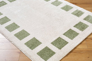 Livabliss Fossay Art Deco Shag Rug High Pile Polyester Turkish Woven Plush Entryway Accent Light Beige, Gr 2' x 2'11" FSG2315-2211