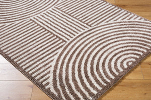 Livabliss Fossay High Pile Shag Area Rug Machine Woven Polyester for Bedroom or Bathroom Warmth Light Beige, Da 6'7" x 9' FSG2331-679