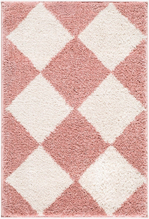Livabliss Fossay Plush Polyester Shag Rug Modern Bedside or Entryway Accent Turkish Woven Rose, Ivory 2'7" x 7'3" FSG2355-2773