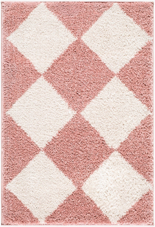 Livabliss Fossay Plush Polyester Shag Rug Modern Bedside or Entryway Accent Turkish Woven Rose, Ivory 2'7" x 7'3" FSG2355-2773
