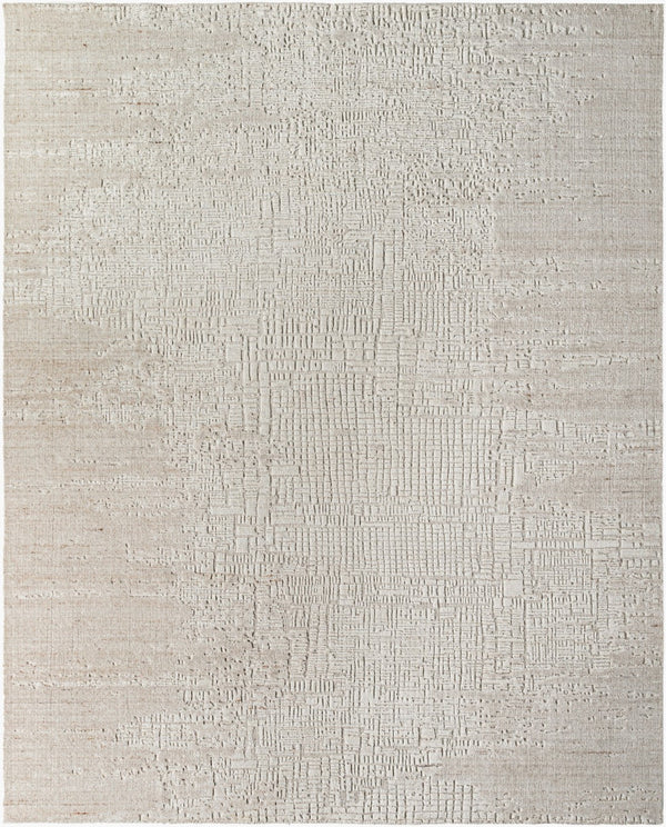 Surya Finesse Hand-knotted 2' X 3' Rug – Modern Luxury In Viscose & Wool For Stylish Home Décor Ivory Wool,Viscose Fss2301-23
