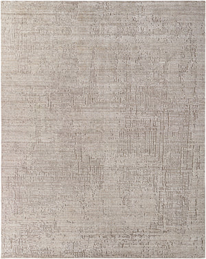 Finesse FSS-2304 9' x 12' Handmade Rug FSS2304-912  Metallic - Silver, Warm Grey, Ash, Pewter, Sage Surya