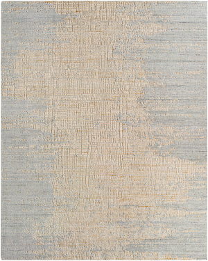 Finesse FSS-2305 9' x 12' Handmade Rug FSS2305-912  Tan, Pale Blue Surya