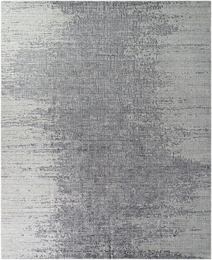 Finesse FSS-2306 9' x 12' Handmade Rug FSS2306-912  Charcoal, Gray, Medium Gray Surya