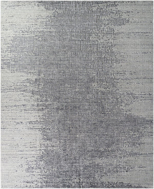 Surya Finesse Hand-knotted 2' X 3' Rug – Modern Luxury In Viscose & Wool For Stylish Home Décor Charcoal Wool,Viscose Fss2306-23