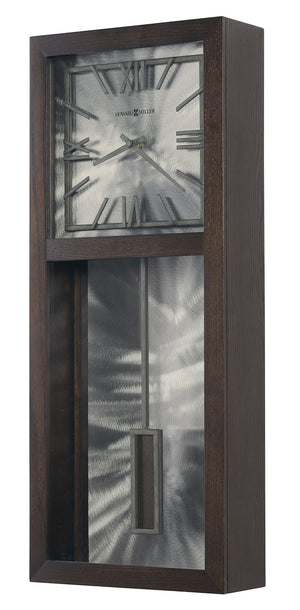 Hekman Furniture 625760 Stylish Transitional Wall Clock With Brushed Metal & Charcoal Dial – Perfect Home Accent!  Reid Wall Clock 625760