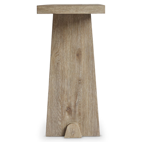 Bernhardt Bernhardt Tribeca Solid White Oak Console Table 72" W Aurum Finish Tapered Legs Rustic-Modern Appeal 333910