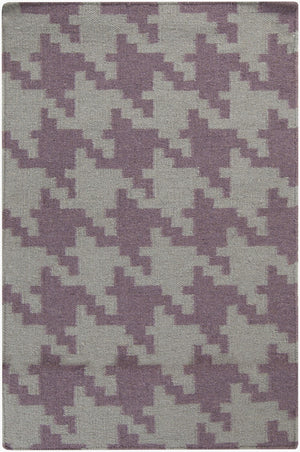 Surya Frontier Ft-103 Handmade 2' X 3' Wool Rug - Modern Decor, Durable, Easy Care, Natural Charm Plum Wool Ft103-3656