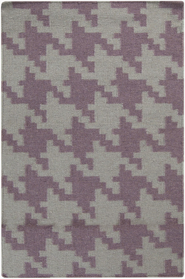 Surya Frontier Ft-103 Handmade 2' X 3' Wool Rug - Modern Decor, Durable, Easy Care, Natural Charm Plum Wool Ft103-3656
