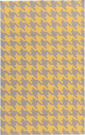 Surya Frontier Ft-103 Handmade 2' X 3' Wool Rug - Modern Decor, Durable, Easy Care, Natural Charm Mustard Wool Ft104-913