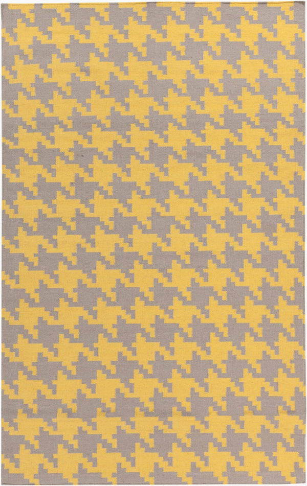 Surya Frontier Ft-103 Handmade 2' X 3' Wool Rug - Modern Decor, Durable, Easy Care, Natural Charm Mustard Wool Ft104-913