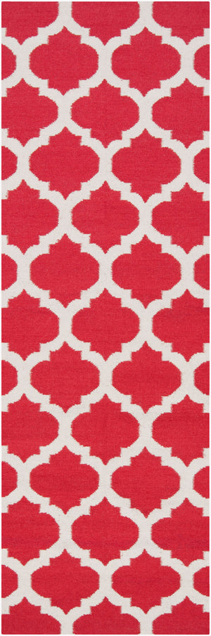 Surya Frontier Ft-103 Handmade 2' X 3' Wool Rug - Modern Decor, Durable, Easy Care, Natural Charm Red Wool Ft114-268