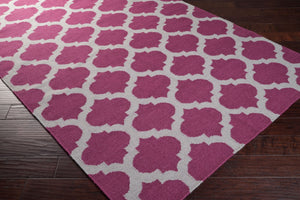 Surya Frontier Ft-103 Handmade 2' X 3' Wool Rug - Modern Decor, Durable, Easy Care, Natural Charm Burgundy Wool Ft115-811