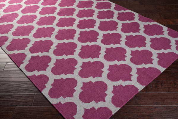 Surya Frontier Ft-103 Handmade 2' X 3' Wool Rug - Modern Decor, Durable, Easy Care, Natural Charm Burgundy Wool Ft115-811