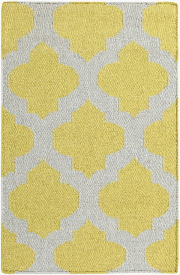 Surya Frontier Ft-103 Handmade 2' X 3' Wool Rug - Modern Decor, Durable, Easy Care, Natural Charm Light Olive Wool Ft116-811