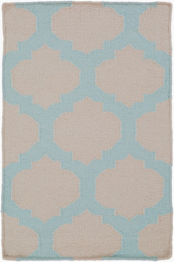 Surya Frontier Ft-103 Handmade 2' X 3' Wool Rug - Modern Decor, Durable, Easy Care, Natural Charm Taupe Wool Ft117-23