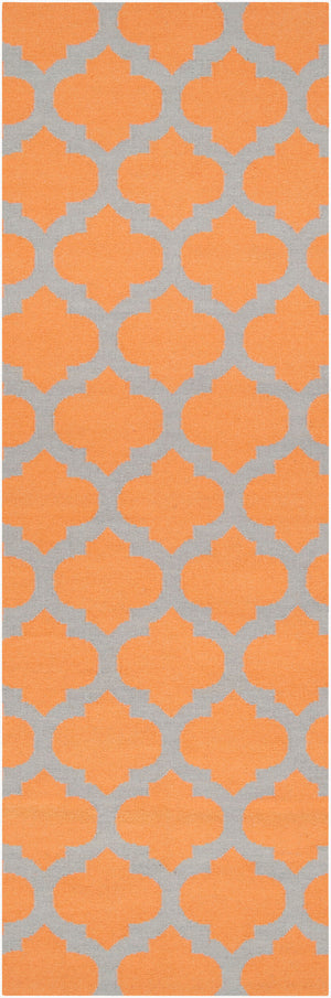 Surya Frontier Ft-103 Handmade 2' X 3' Wool Rug - Modern Decor, Durable, Easy Care, Natural Charm Orange Wool Ft119-268