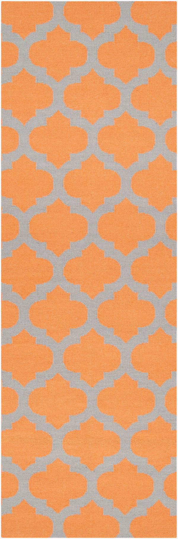 Surya Frontier Ft-103 Handmade 2' X 3' Wool Rug - Modern Decor, Durable, Easy Care, Natural Charm Orange Wool Ft119-268