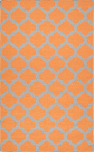 Surya Frontier Ft-103 Handmade 2' X 3' Wool Rug - Modern Decor, Durable, Easy Care, Natural Charm Orange Wool Ft119-3656