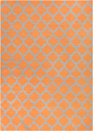 Surya Frontier Ft-103 Handmade 2' X 3' Wool Rug - Modern Decor, Durable, Easy Care, Natural Charm Orange Wool Ft119-811