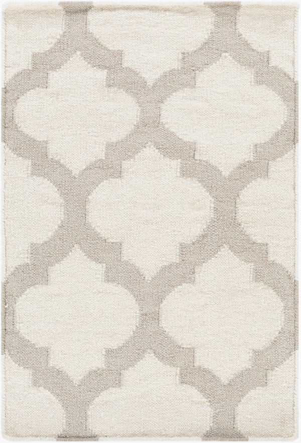 Surya Frontier Ft-103 Handmade 2' X 3' Wool Rug - Modern Decor, Durable, Easy Care, Natural Charm Off,White Wool Ft120-23