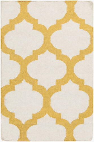 Surya Frontier Ft-103 Handmade 2' X 3' Wool Rug - Modern Decor, Durable, Easy Care, Natural Charm Light Beige Wool Ft121-23