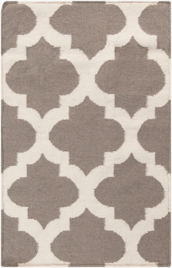 Surya Frontier Ft-103 Handmade 2' X 3' Wool Rug - Modern Decor, Durable, Easy Care, Natural Charm Gray Wool Ft122-23