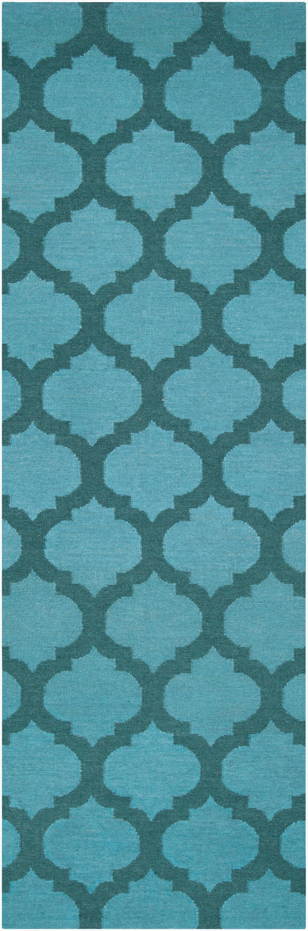 Surya Frontier Ft-103 Handmade 2' X 3' Wool Rug - Modern Decor, Durable, Easy Care, Natural Charm Teal Wool Ft123-268