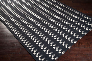 Surya Frontier Ft-103 Handmade 2' X 3' Wool Rug - Modern Decor, Durable, Easy Care, Natural Charm Black Wool Ft135-811