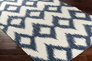 Surya Frontier Ft-103 Handmade 2' X 3' Wool Rug - Modern Decor, Durable, Easy Care, Natural Charm Cream Wool Ft175-23