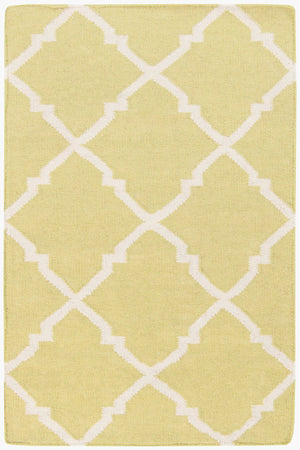 Surya Frontier Ft-220 Handmade 2' X 3' Wool Rug - Durable, Modern Decor With Natural Charm & Warranty Light Green Wool Ft220-23