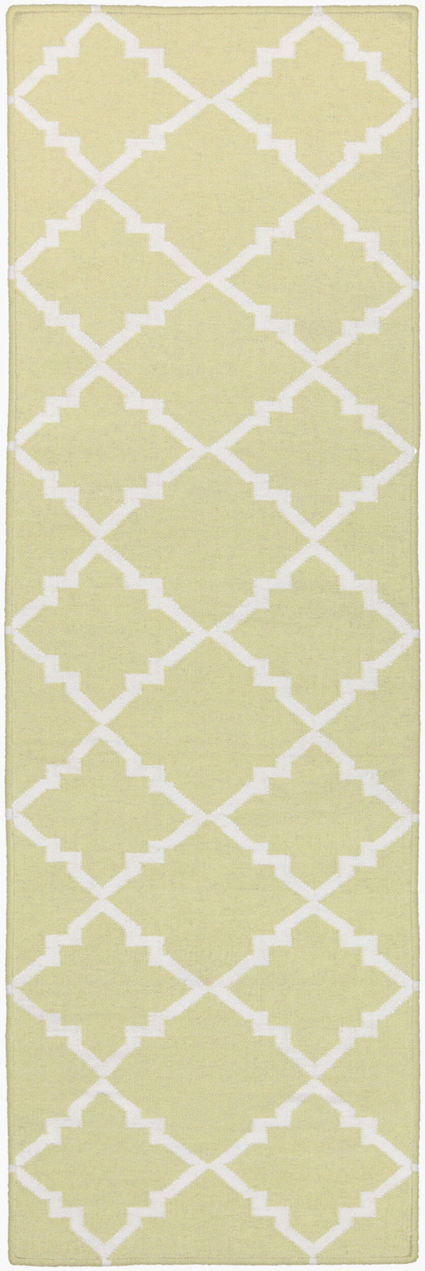 Surya Frontier Ft-220 Handmade 2' X 3' Wool Rug - Durable, Modern Decor With Natural Charm & Warranty Light Green Wool Ft220-268